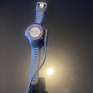 Garmin Black and Red Smartwatch